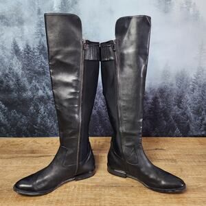 Calvin Klein Priya Over-the-Knee Black Dress Boots | Women's 6.5